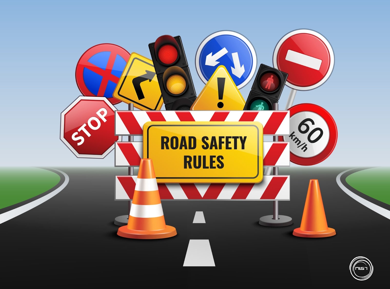 Road Safety rules for defensive driving